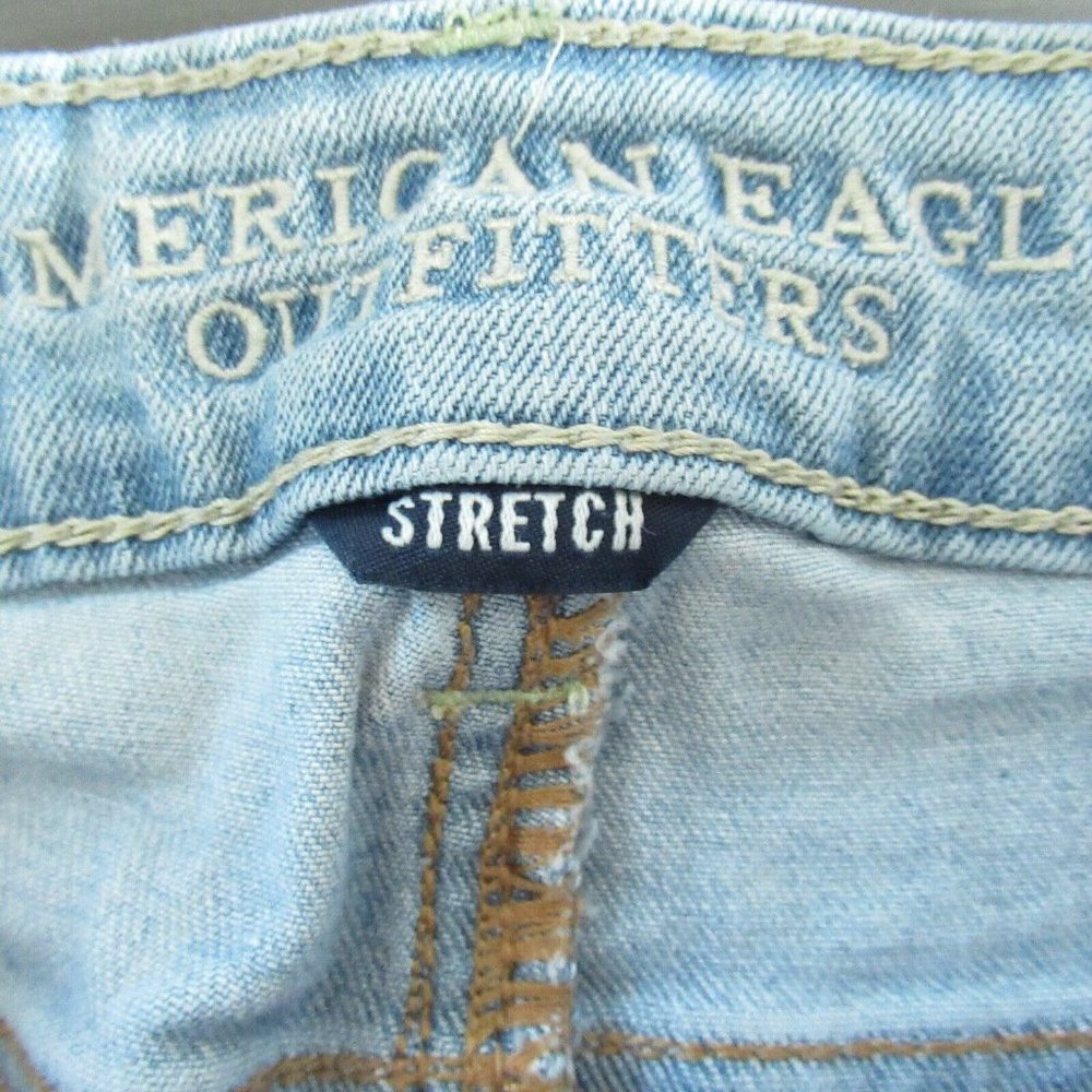 SOLD American Eagle Shortie Shorts Jeans Lace - Picture 5 of 7